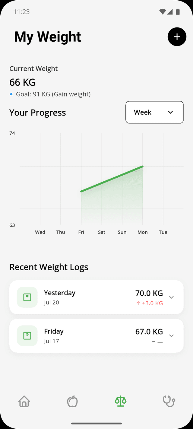 Nuex App Nutrition